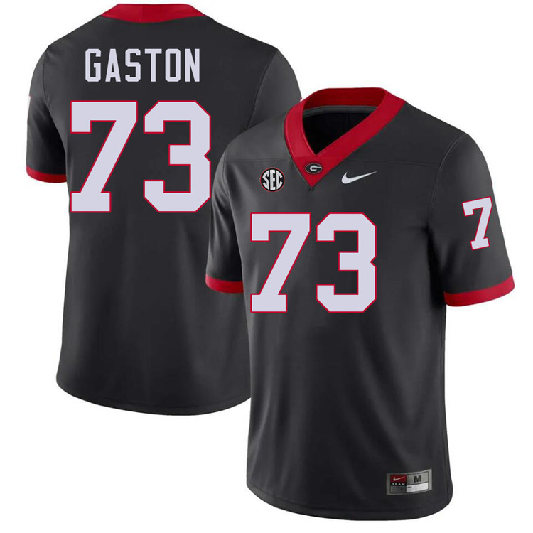 Juan Gaston Georgia Jersey,University Of Georgia Bulldogs Football Jersey,Uniforms,Gears-Black